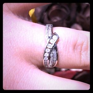 White Gold and Diamond Ring